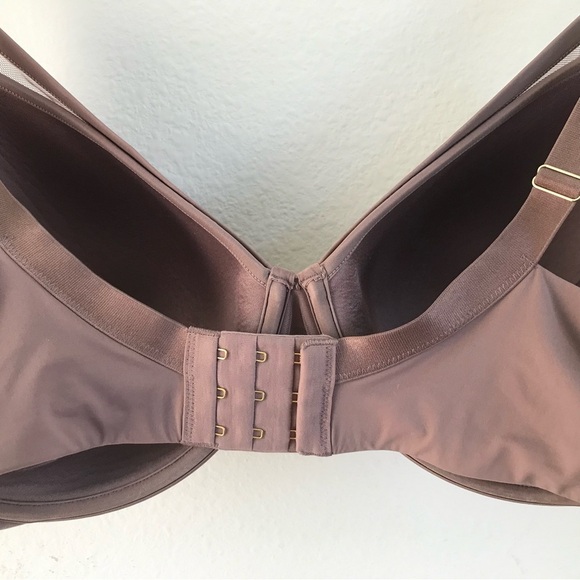ThirdLove 24/7 Classic Contour Plunge Bra 44D Dark Mauve Underwire Back Closure - Picture 5 of 7